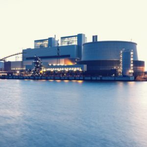 Kohlekraftwerk Moorburg an der Elbe