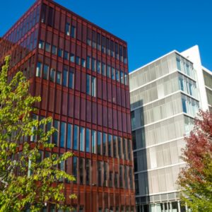 Modern office buildings in Hamburg
